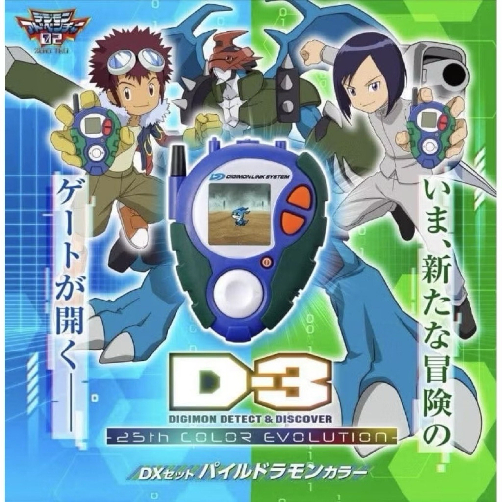 (พร้อมส่ง) Digivice D-3 Digimon Detect & Discover - 25th Color Evolution Dx Set
