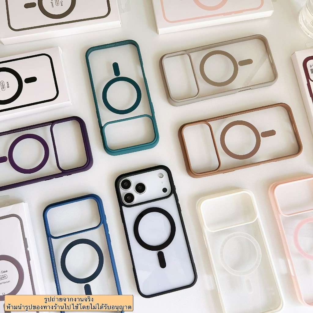 สำหรับ iphone17 iphone17air iphone17pro iphone17promax เคสกล่องขาว ชาร์จได้ ชาร์จไร้สาย เคสส่งจากไทย สำหรับ ไอโฟน