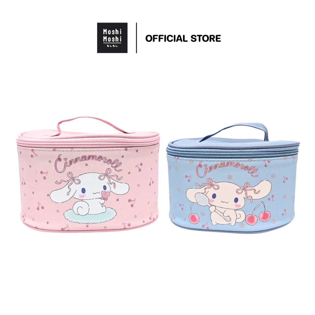 Moshi Moshi กระเป๋าเครื่องสำอาง ลาย Cinnamoroll ลิขสิทธิ์แท้จากค่าย Sanrio รุ่น 6100005830-5831