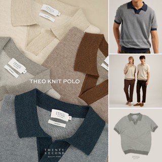 TWENTYSECOND เสื้อโปโลแขนสั้นผ้า Knit รุ่น Theo Knit Polo