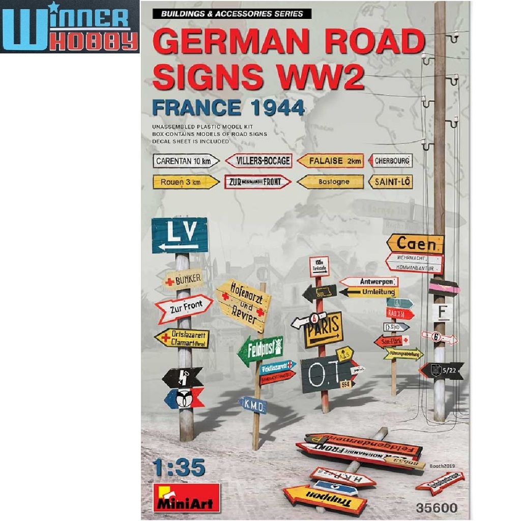MiniArt 35600 German Road Signs WW2 - France 1944 1/35