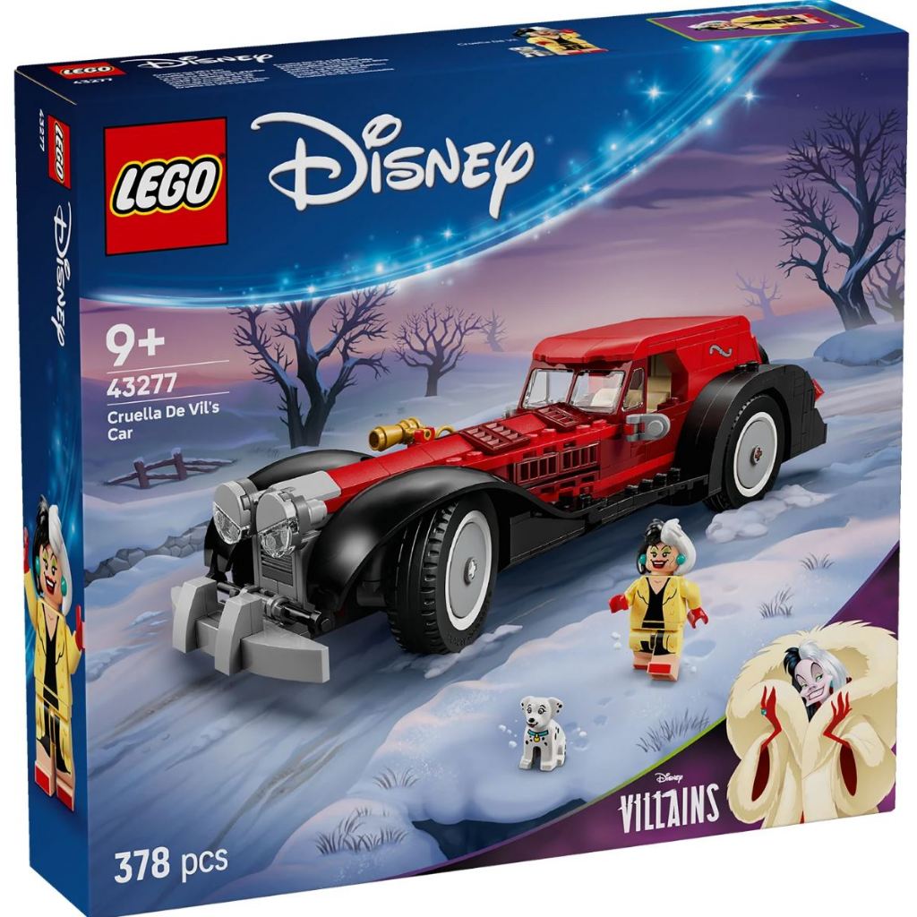 LEGO® Disney Cruella De Vil’s Car 43277