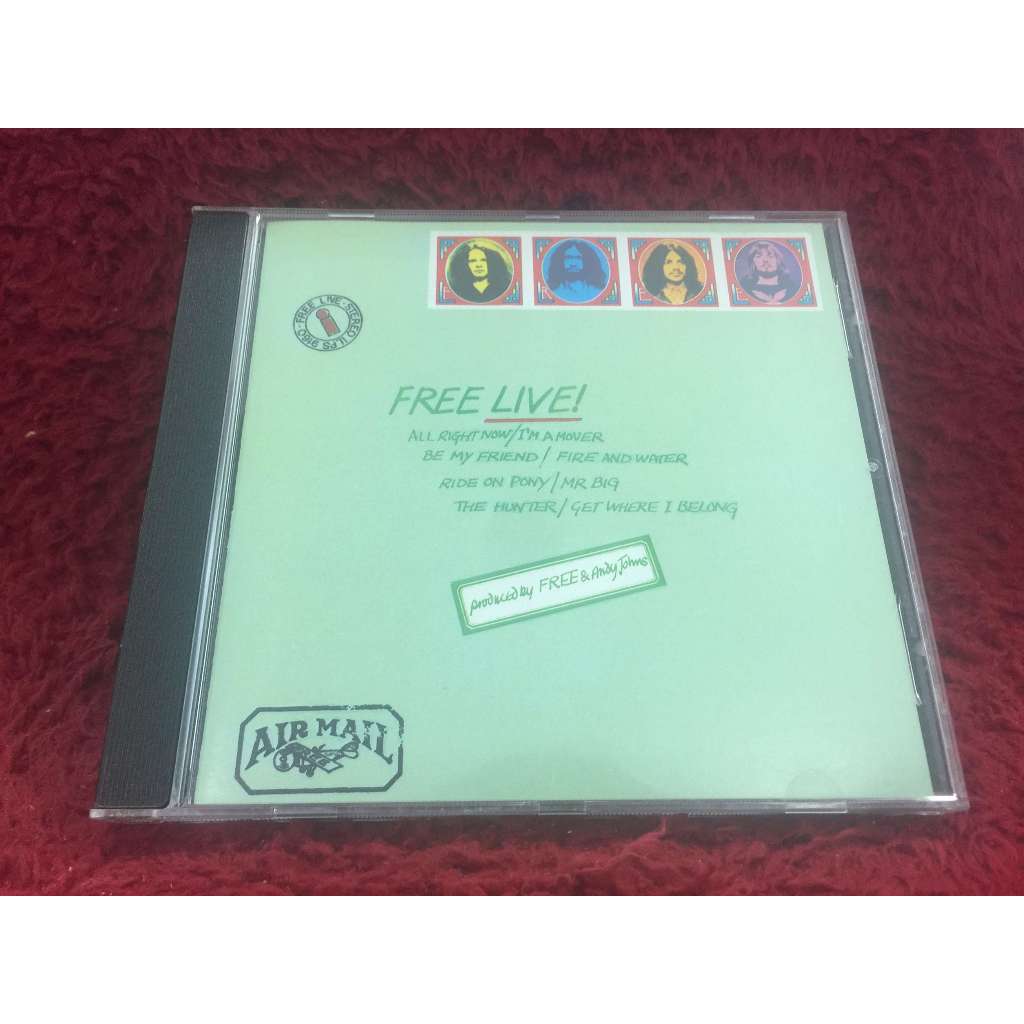 CD เพลงสากล Free – Free Live สภาพตามรูปปก ZA108-141