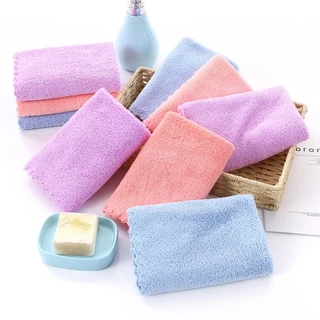 XSJ-02【ขนาด 25x25 ซม.】ผ้าเช็ดโต๊ะเอนกประสงค์ ผ้าขี้ริ้ว ผืนเล็ก ซับน้ำดี แห้งไว พร้อมส่ง