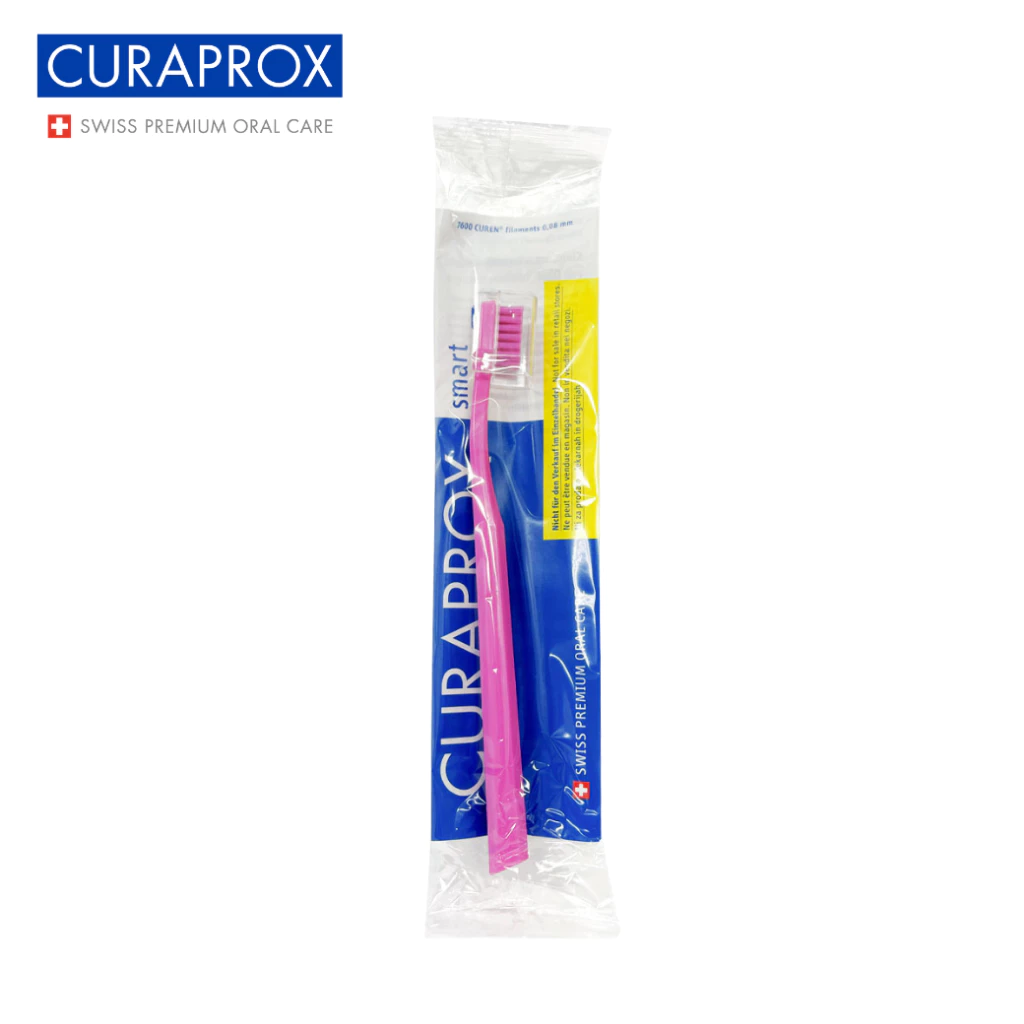 ⚠️ สินค้าเพื่อใช้เป็นของสมนาคุณเท่านั้น ⚠️ แปรงสีฟัน Curaprox CS smart ultra soft (สุ่มสี)