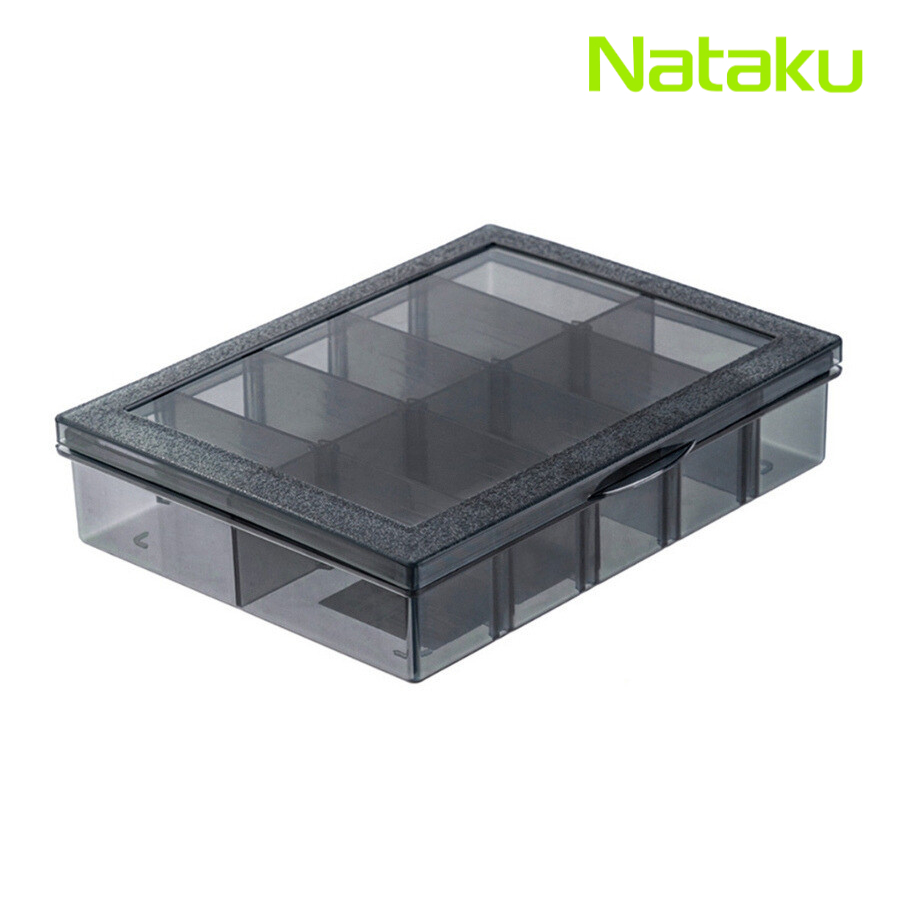 Nataku กล่องแบ่งช่อง กล่องใส่ของ Tool box พกพาง่าย ใส่ได้หลายช่อง ฝาปิดล็อคแน่นหนา แข็งแรงทนทาน มีน้ำหนักเบา