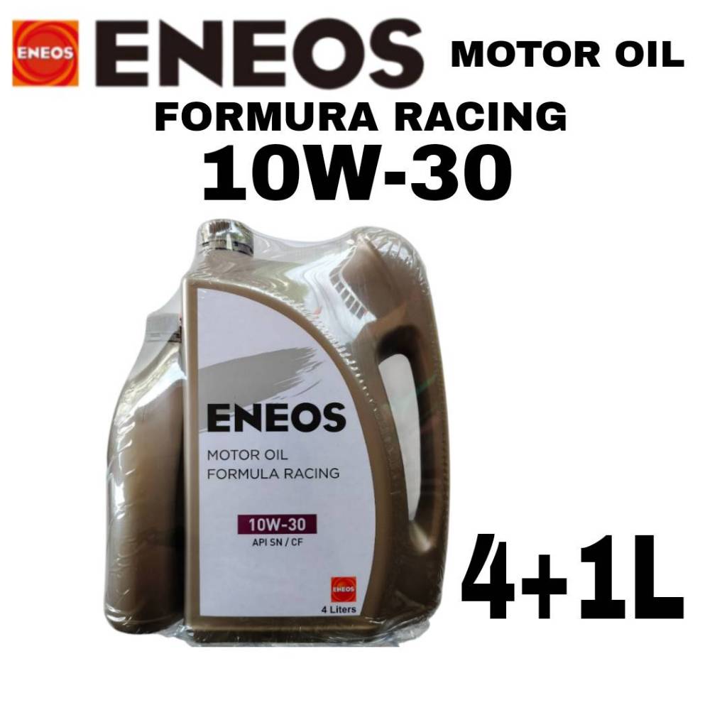 น้ำมันเครื่องเบนซิน ENEOS  Formula Racing 10w-30 / 4+1ลิตรน้ำมันเครื่องเบนซิน ENEOS  Formula Racing 