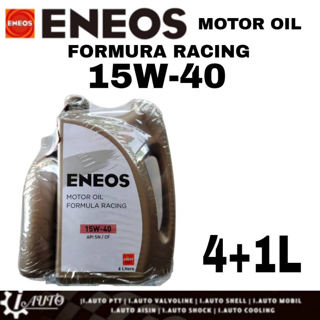 น้ำมันเครื่องเบนซิน ENEOS  Formula Racing 15w-40 / 4+1ลิตรน้ำมันเครื่องเบนซิน ENEOS  Formula Racing 