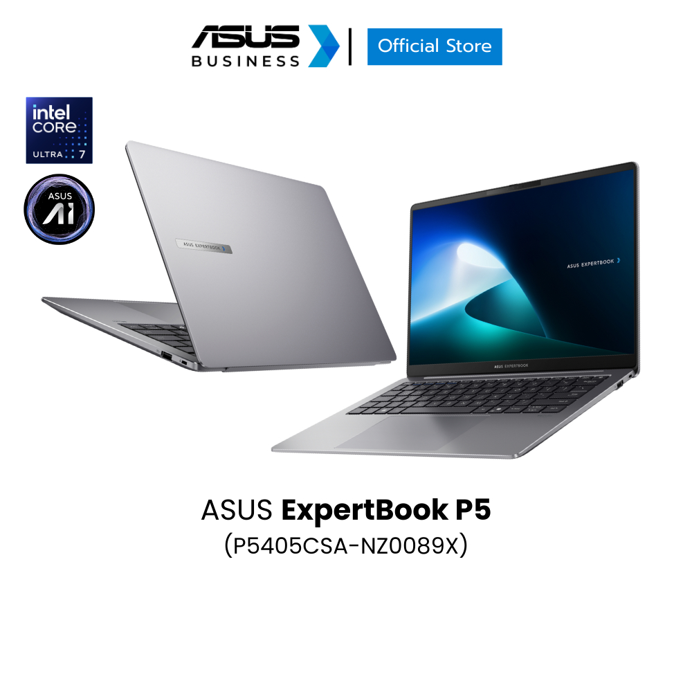 ASUS ExpertBook P5 (P5405CSA-NZ0089X) 14" WQXGA (2560x1600), Intel Core Ultra 7 258V, 32GB, 1TB SSD,