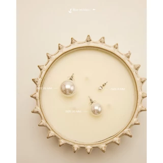 Julys - bomber pearl earrings