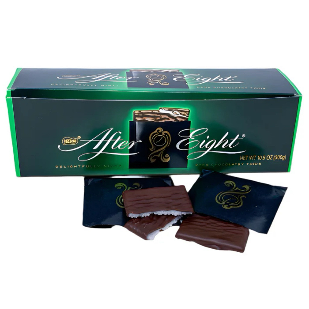east nestle after eight 300 g. dark chocolate thins นำเข้า เนสเล่ อาฟเตอร์เอ้กช็อกโกแลตมิ้น