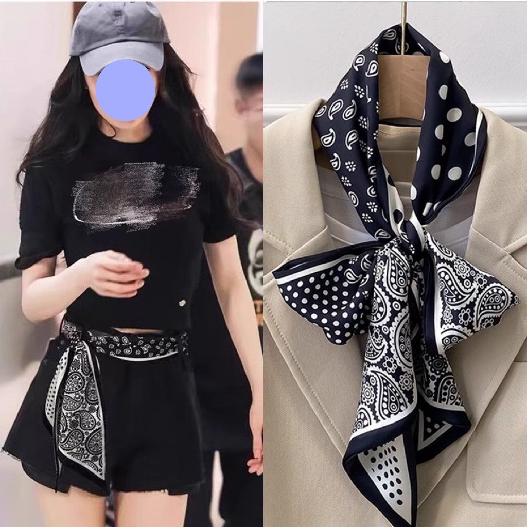 [PS-พร้อมส่งในไทย] ริบบิ้นผูกผมผ้าซาตินโทนสีขาวดำลายจุด ผ้าผืนใหญ่ขนาดความยาว 15x150 cm. ผ้าเงาผ้าลื่น ไม่กินเส้นผม