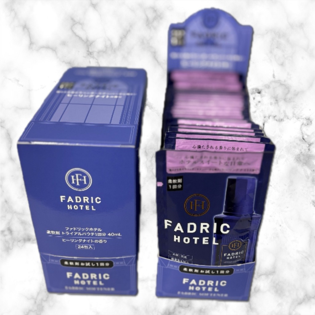 [Direct Shipment from Japan] Fadric Hotel Fabric Softener, 24 sheets × 2 boxes