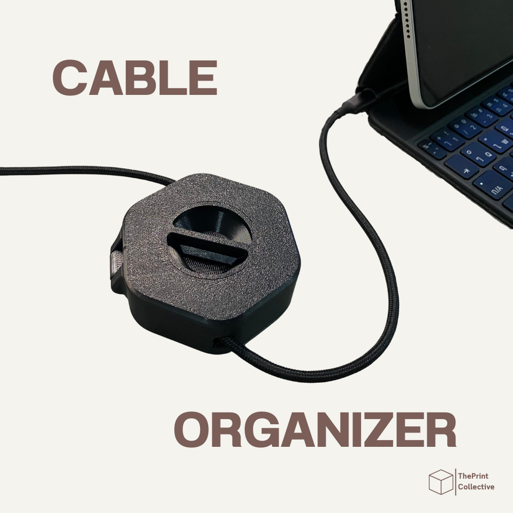 Portable Cable Organizer กล่องเก็บสายไฟ สายชาร์จ พกพา