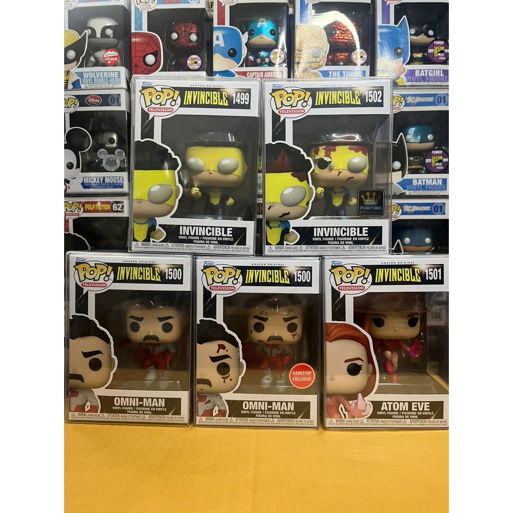 [พร้อมส่ง] ฟิกเกอร์ Funko Pop เซ็ท Invincible แอนิเมชั่นฮีโร่ ของใหม่ สภาพดี