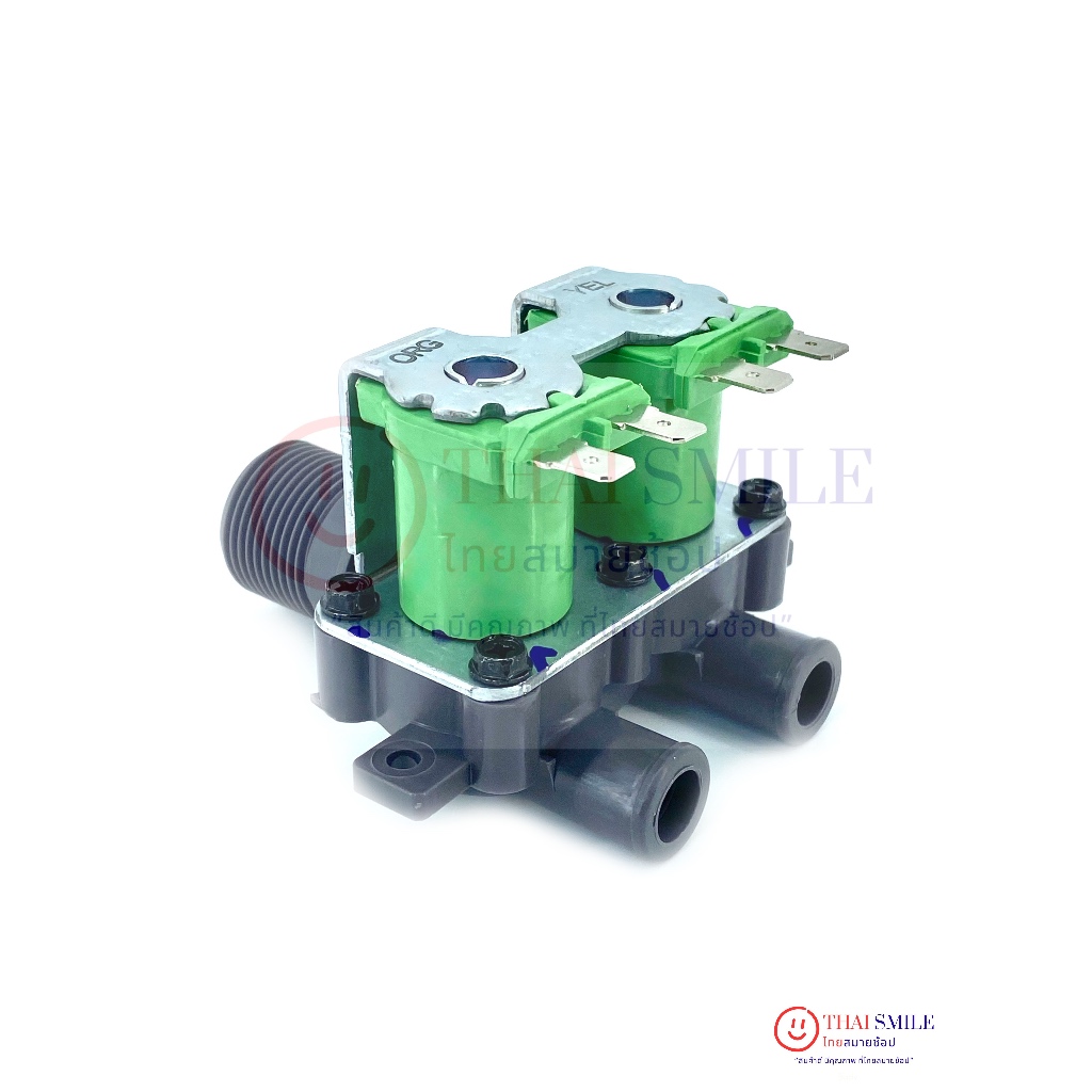 วาล์วน้ำเข้าเครื่องซักผ้า 2 ทาง ฮิตาชิ Hitachi (แท้) MGV-12VC-2 (AC220-240V.) - รูปที่ 4