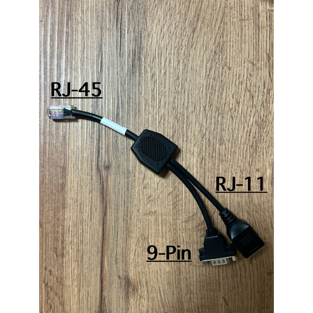 Adapter Converter Cable RJ45 to 9 Pin (VGA) และ RJ11