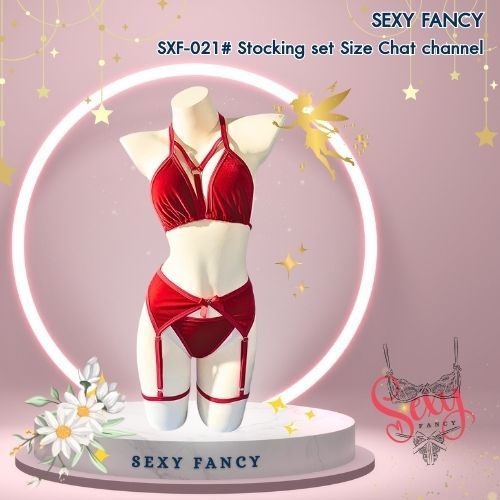SEXY FANCY SXF-021# Size Chat channel ชุดแฟนซี บิกินี่เซ็กซี่ ชุดคอสเพลย์ (พร้อมส่งจากไทย)