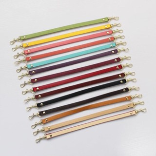 สายกระเป๋าคล้องมือหนังแท้ พร้อมห่วงตัว D ความยาวรวมตะขอตลอดเ…