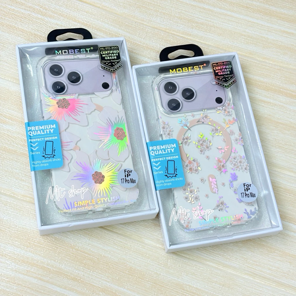 Caseเคสแม่เหล็ก ลายดอกไม้ สำหรับรุ่น i17 17Air 17pro 17promax 13/14 13promax 14promax 15 15promax 16 16plus 16pro