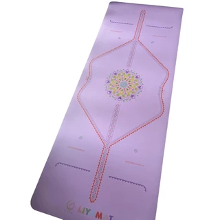 LIYAMAT-เสื่อโยคะ top Pu ยางพาราธรรมชาติ เนื้อผิวเรียบเพิ่มหนา