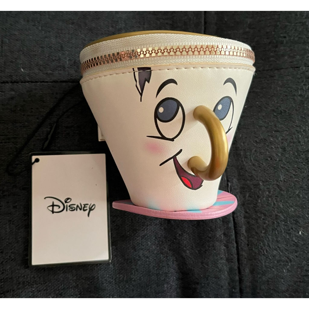 Chip Mugคาแร็คเตอร์ใน Beauty & The Beast เป็นกระเป๋าซิปใส่เหรียญ-ใส่ตังค์หรือ ipod หรือหูฟัง