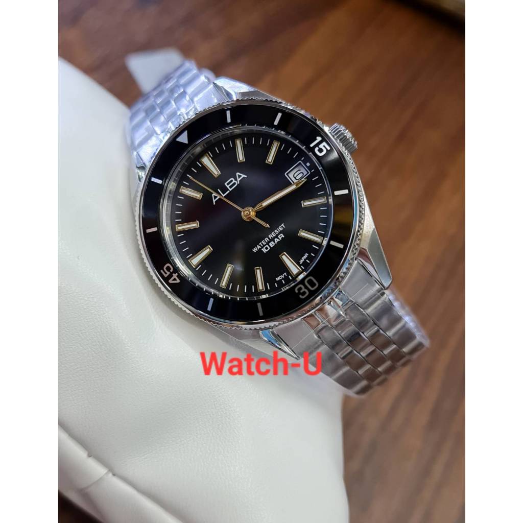 ALBA นาฬิกาข้อมือ Boyish Quartz รุ่น AG8Q19X AG8Q19 AG8Q19X1 ขนาด 34 mm.