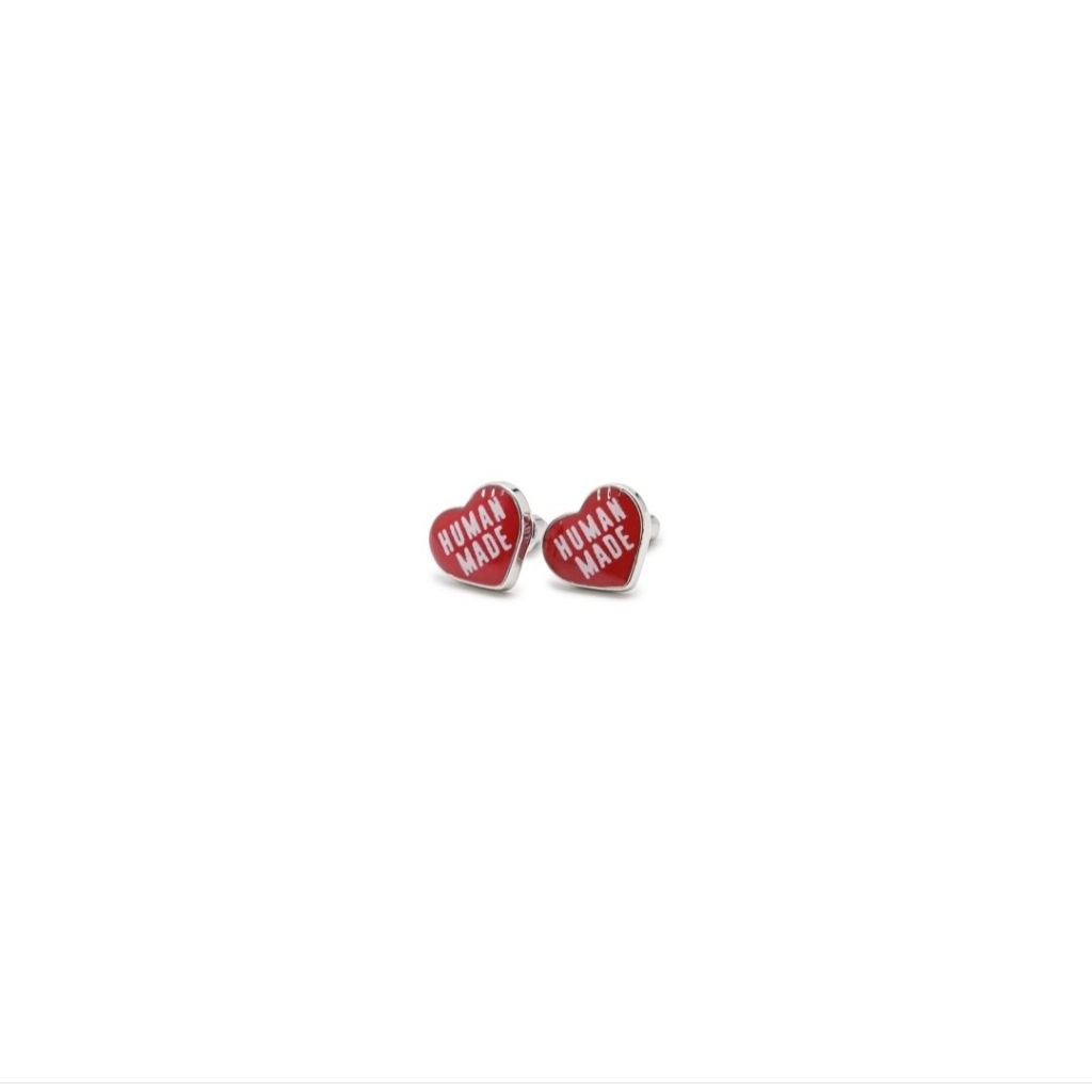 ต่างหู Human Made สีแดง ขอบใหม่ ของแท้