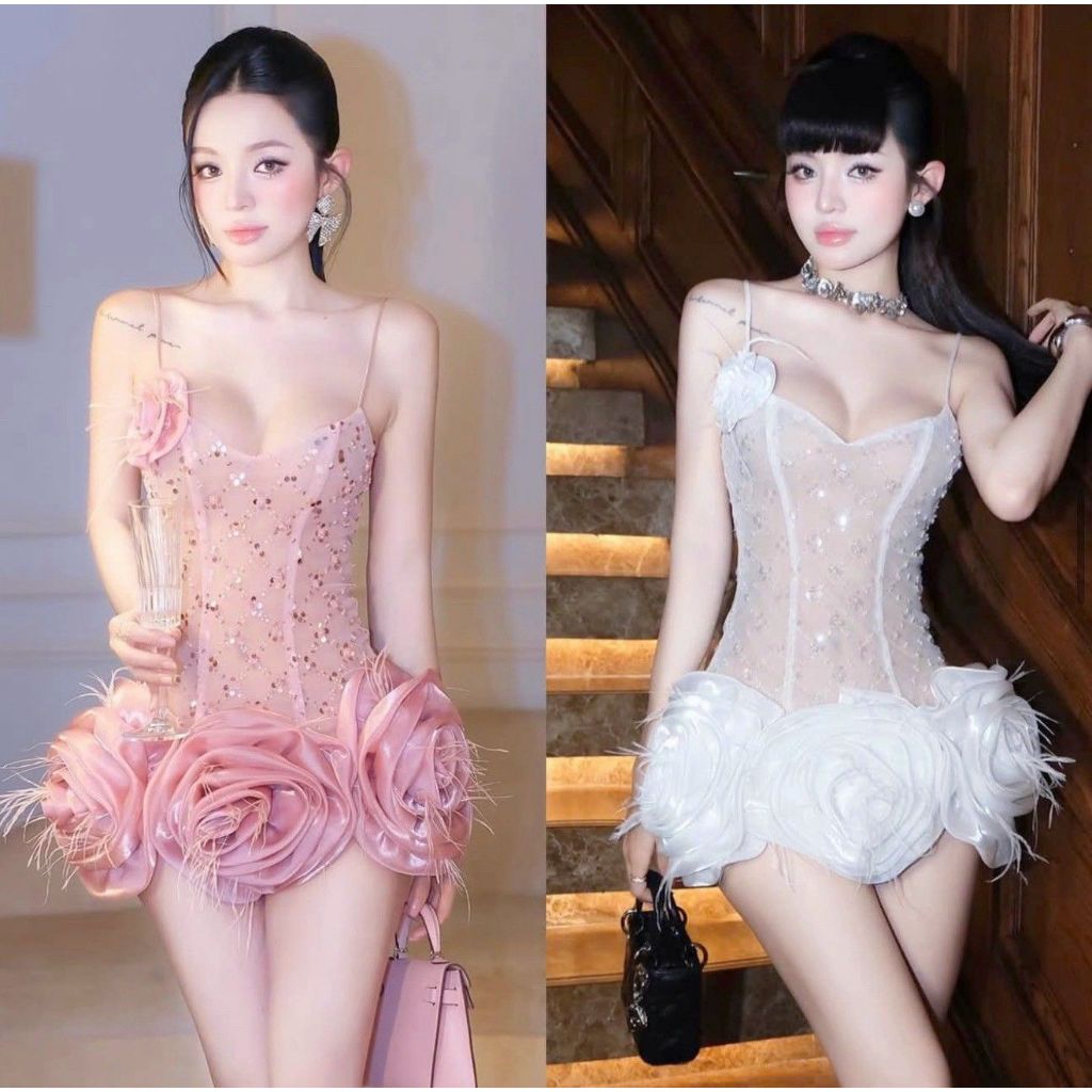 Rattana  มินิเดรสคอลใหม่สุดปังมากแต่งดอกไม้