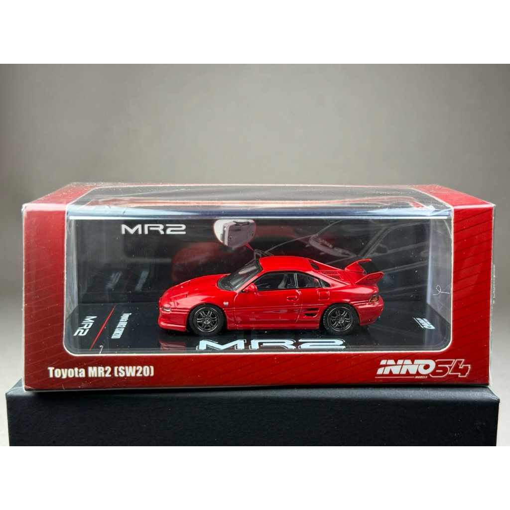 🔹TOYOTA MR2 (SW20) Red Scale 1:64 ยี่ห้อ Inno 64