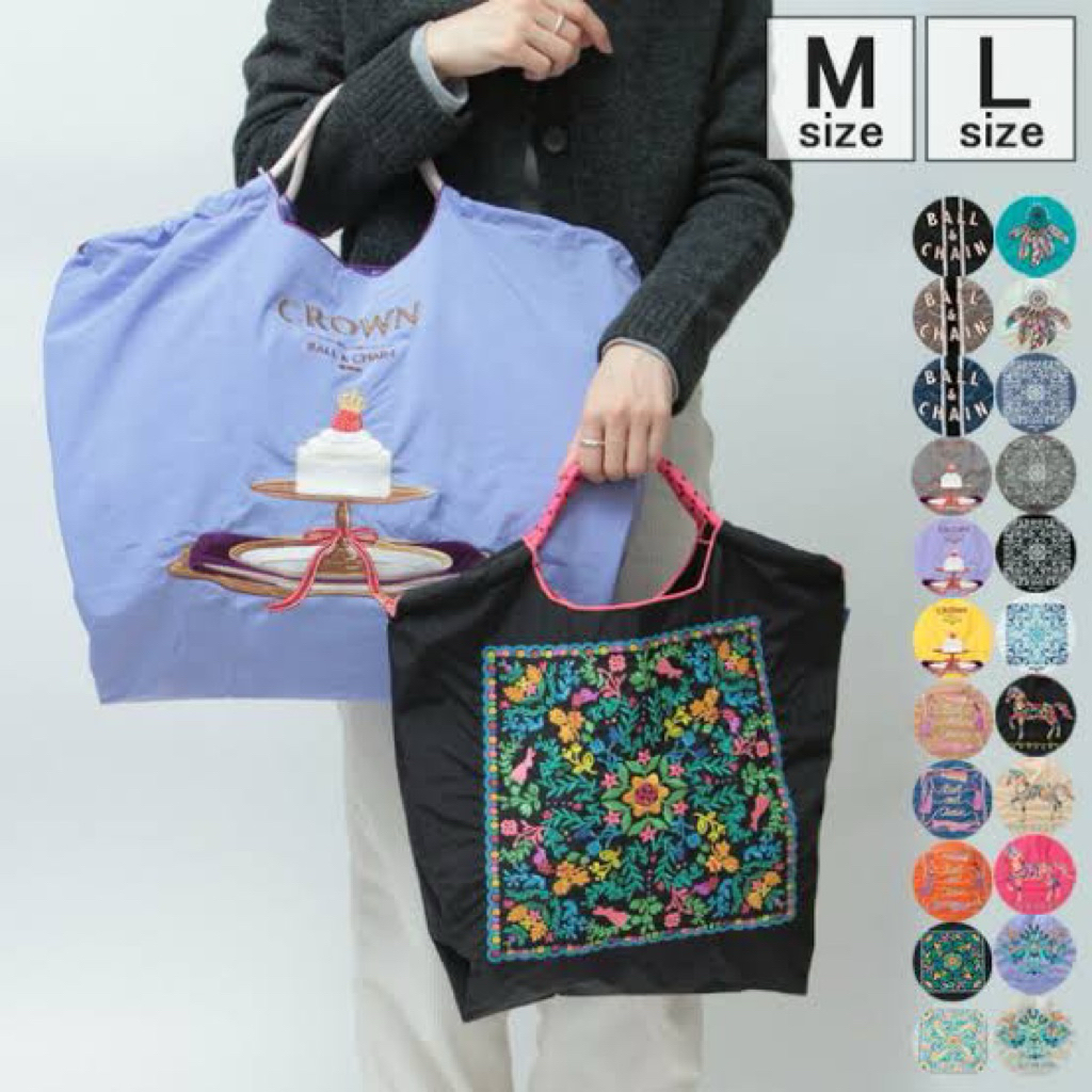 👜 [แท้ 🇯🇵💯] Ball and Chain bag (Ball & Chain) กระเป๋าผ้า ไนล่อน บอล แอนด์ เชน จากญี่ปุ่น