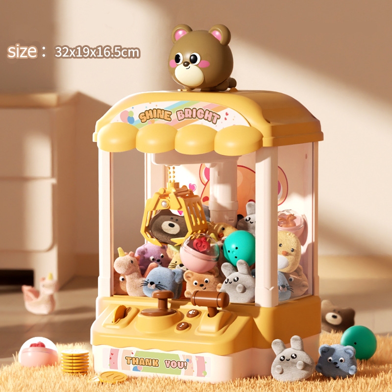 ตู้คีบตุ๊กตา มีเสียง ตู้เกมส์คีบตุ๊กตา ตู้คีบตุ๊กตาจำลอง Doll machine ของเล่นตู้คีบตุ๊กตาขนาดใหญ่ ราคา ถูกที่สุด ดีลบีเคเค