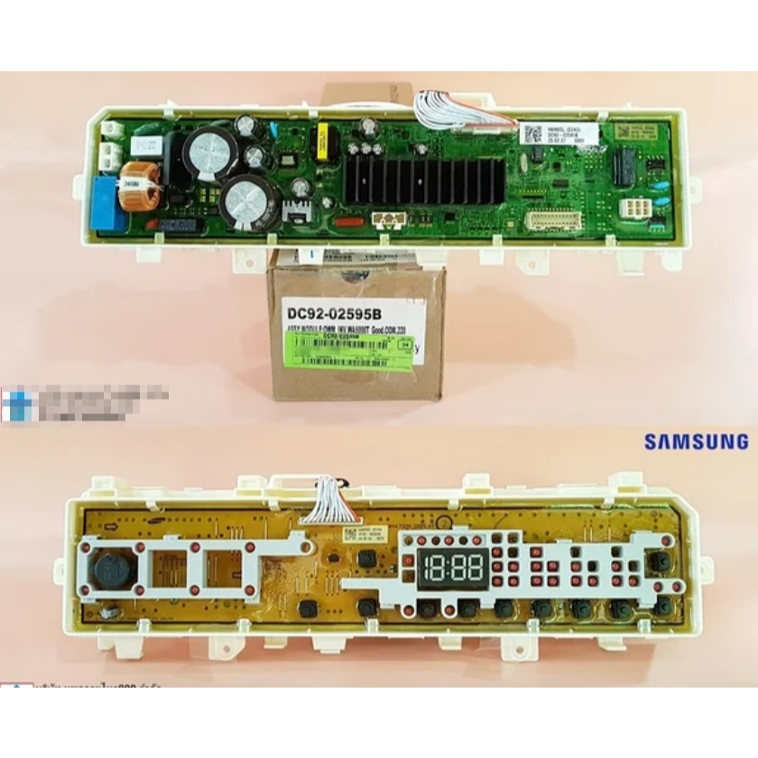 อะไหล่แท้/(เมนบอร์ด+ดิสเพย์) ASSY MODULE/SAMSUNG/DC92-02595B/ใช้กับรุ่น WA80T5160WW/ST WA90T5160BW/S