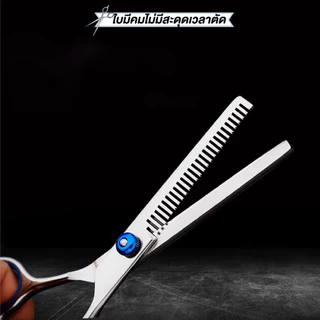 THEWIN กรรไกรตัดผมสเตนเลส กรรไกรซอยผม กรรไกรตัดผมมืออาชีพ Barber Scissors สําหรับครัวเรือน