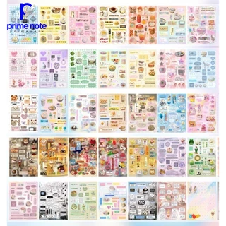สติ๊กเกอร์ ฉีกออกง่าย ไร้กลิ่นไม่พึ่งประสงค์ เต็มไปด้วยอุปกรณ์ต่างๆ ใช้ได้กับ ฝึกสมาธิของเด็ก สติกเกอร์ DIY มอบเป็นของข