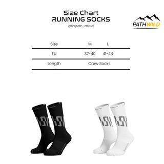 SHRPATH Running Socks SH3001 SH3002 ถุงเท้าสำหรับวิ่ง และออกกำลังกาย มีทั้งแบบข้อสั้นและข้อยาว