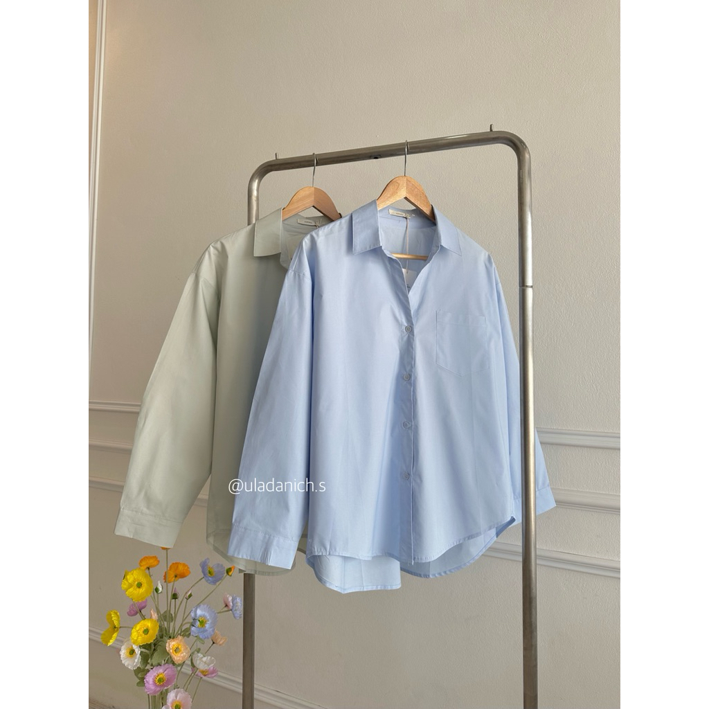 Belin Shirt เชิ้ตคอปกทรง oversize