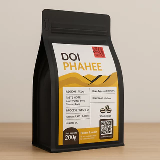 เมล็ดกาแฟคั่ว ดอยผาฮี้ AA คั่วอ่อน-เข้ม อาราบิก้า 100%