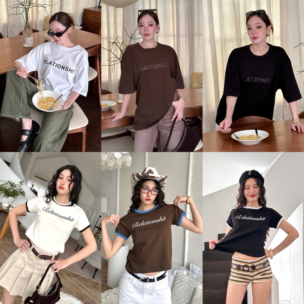 เสื้อยืด CHAMNIII รุ่น Relationshit T-shirt