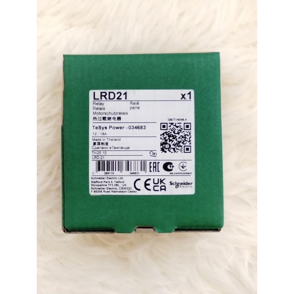 โอเวอร์โหลด 12-18A LRD21 SCHNEIDER