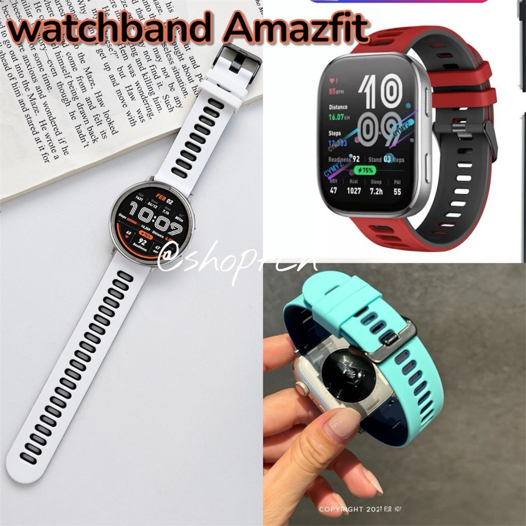 สายนาฬิกา Amazfit Active2/active/bip6/bip5/unity/GTS4mini/gts2mini/gts3/gtr 47mm/gtr2/gtr3/gtr4