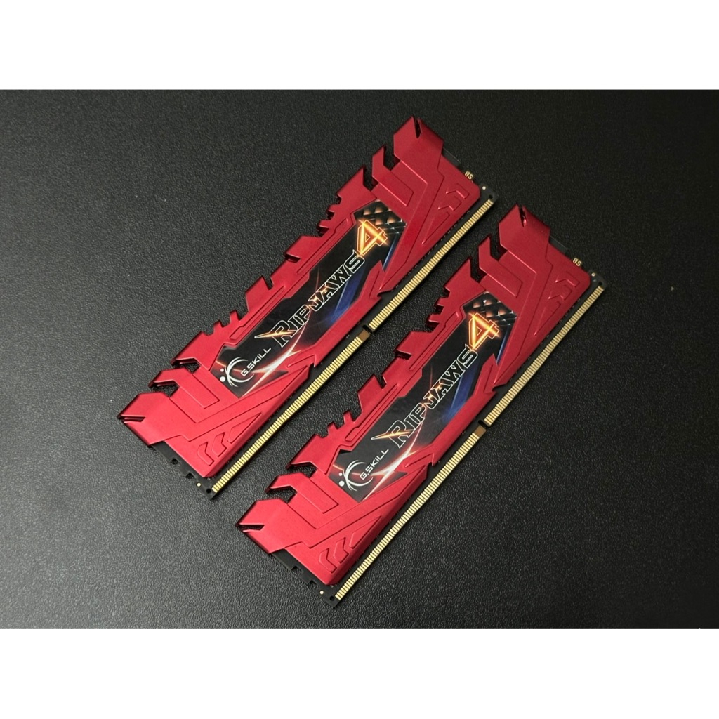 แรม(RAM) DDR4 G.skill ripjaws4 8gb red bus 2400 (4GB*2)