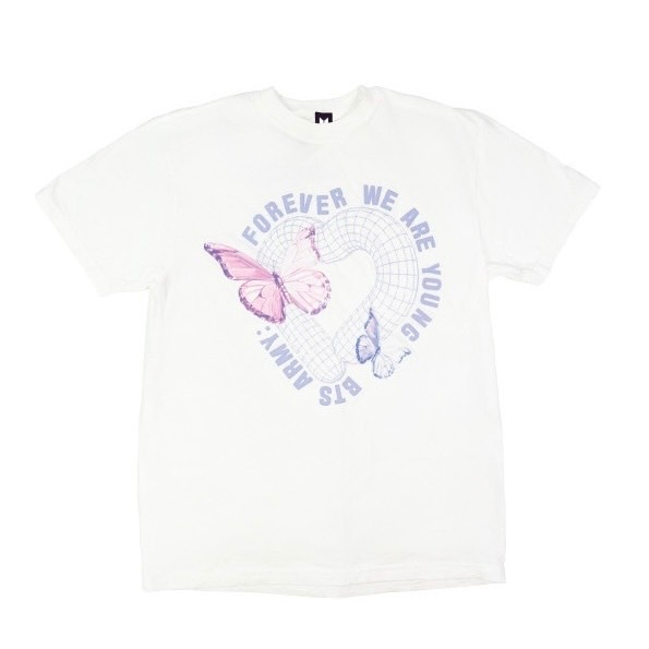 BTS T-shirt WHITE - Forever We Are Young