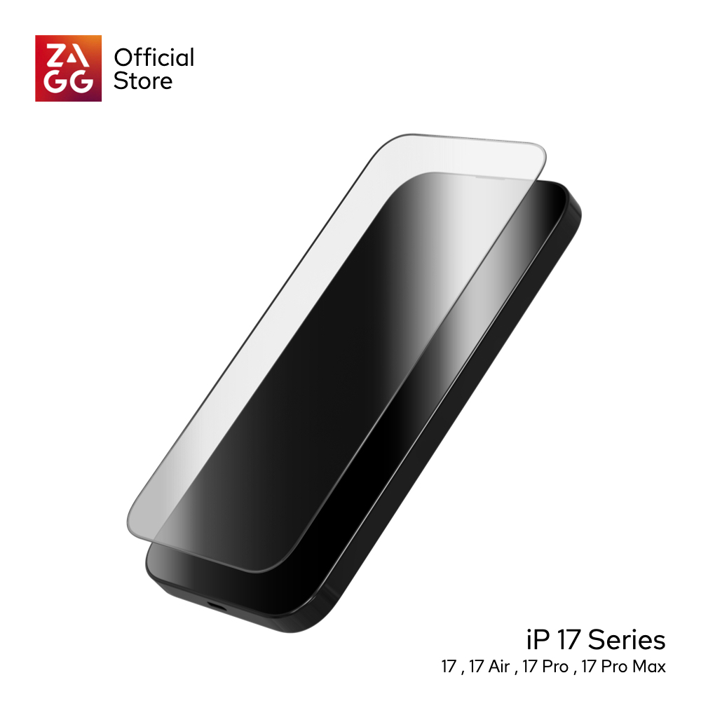 ZAGG ฟิล์มกระจกกันรอย Glass Plus Edge ใช้สำหรับ iPhone 17 Series