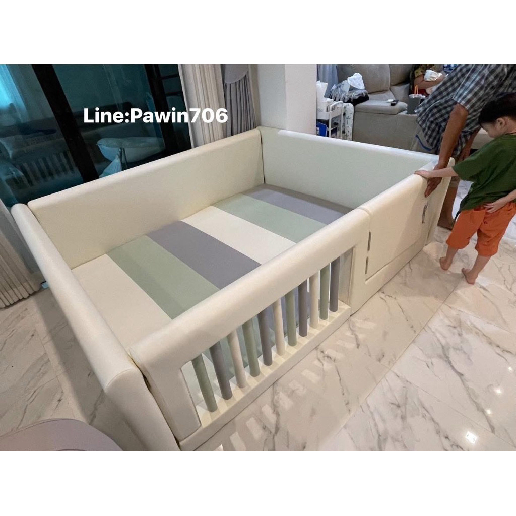 Pawin’kid’s คอกกั้นเด็ก [ส่งด่วน 3-5 วัน] 3.5-8 ฟุต เลือกสีได้ไม่จำกัดสี