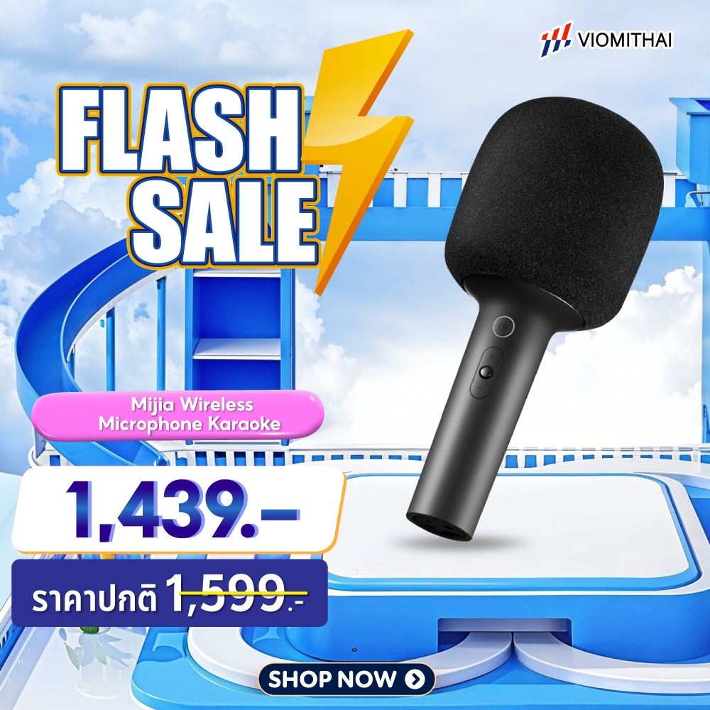 Xiaomi Mijia Wireless microphone Bluetooth ไมค์บลูทูธ ไมค์โครโฟน ไมค์คาราโอเกะ ไมโครโฟน