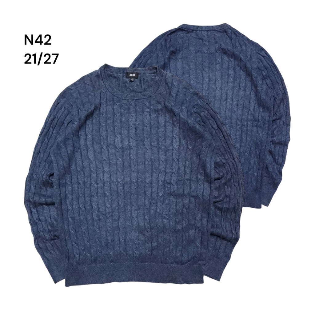 Uniqlo เสื้อสเวตเตอร์ยูนิโคล่ N42