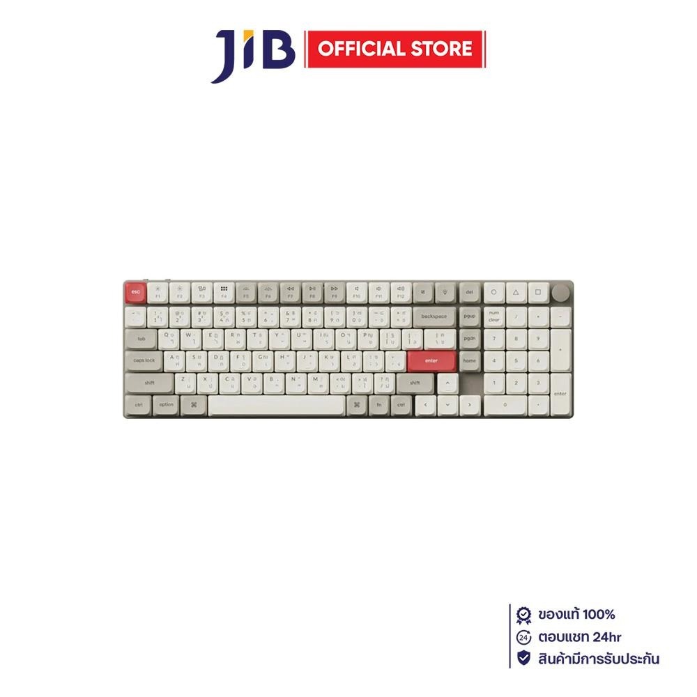 WIRELESS KEYBOARD (คีย์บอร์ดไร้สาย) KEYCHRON K17 MAX QMK/VIA GATERON LOW PROFILE 2.0 RGB EN/TH - RET