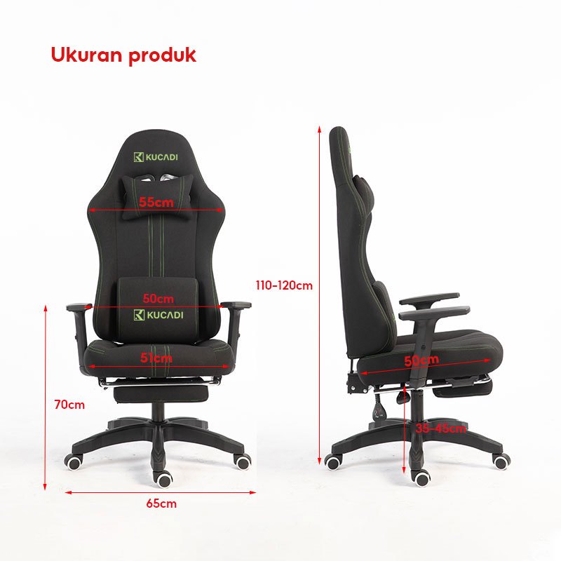 KUCADI【MAXเก้าอี้เกมมิ่ง】เก้าอี้คอม เก้าอี้เกม gaming chair เทคโนโลยีใหม่ผ้าระบายอากาศ [รับประกัน 5 ปี] รูปที่ 7