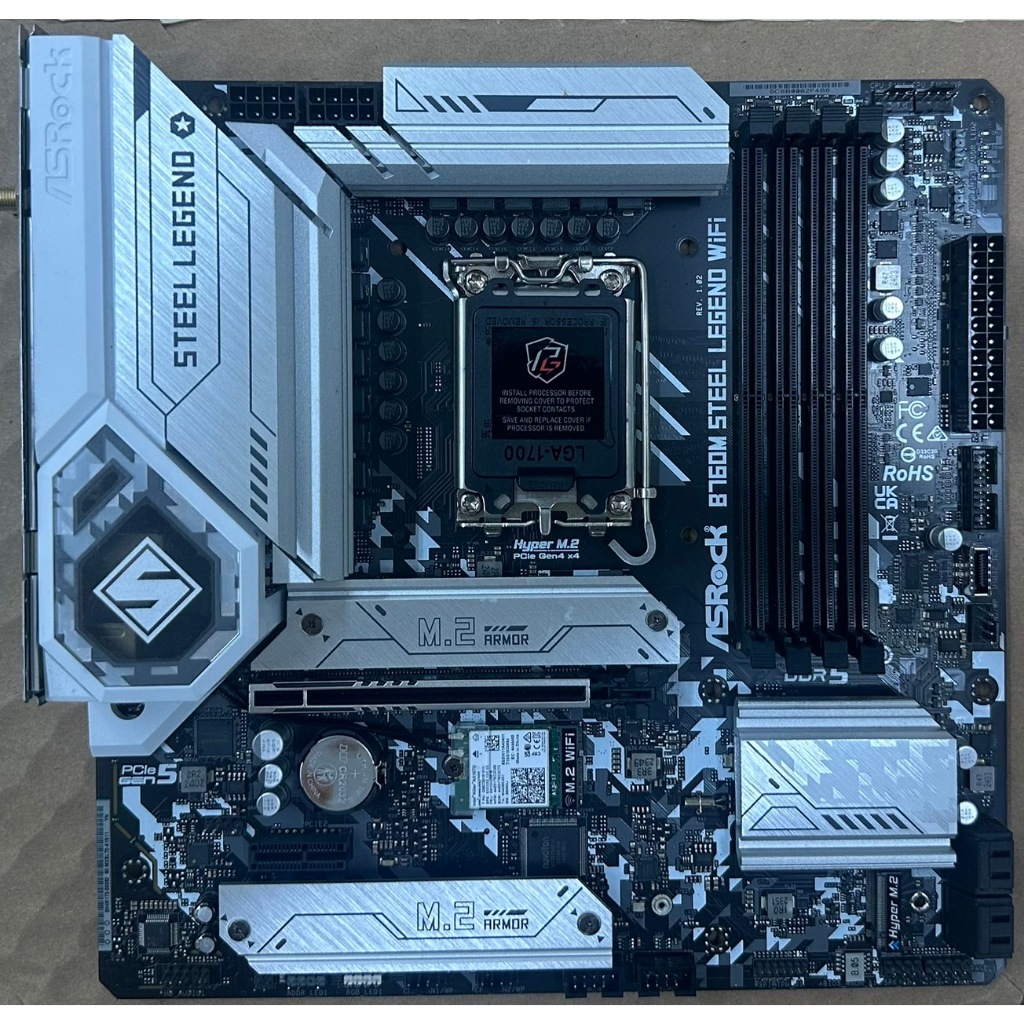 ASROCK B760M STEEL LEGEND WIFI DDR5 [มือสอง] (ไม่มีกล่อง)